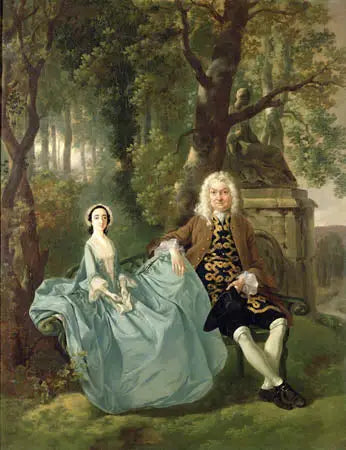 M. et Mme Carter - Thomas Gainsborough image 1 tableau peint à l’huile sur toile