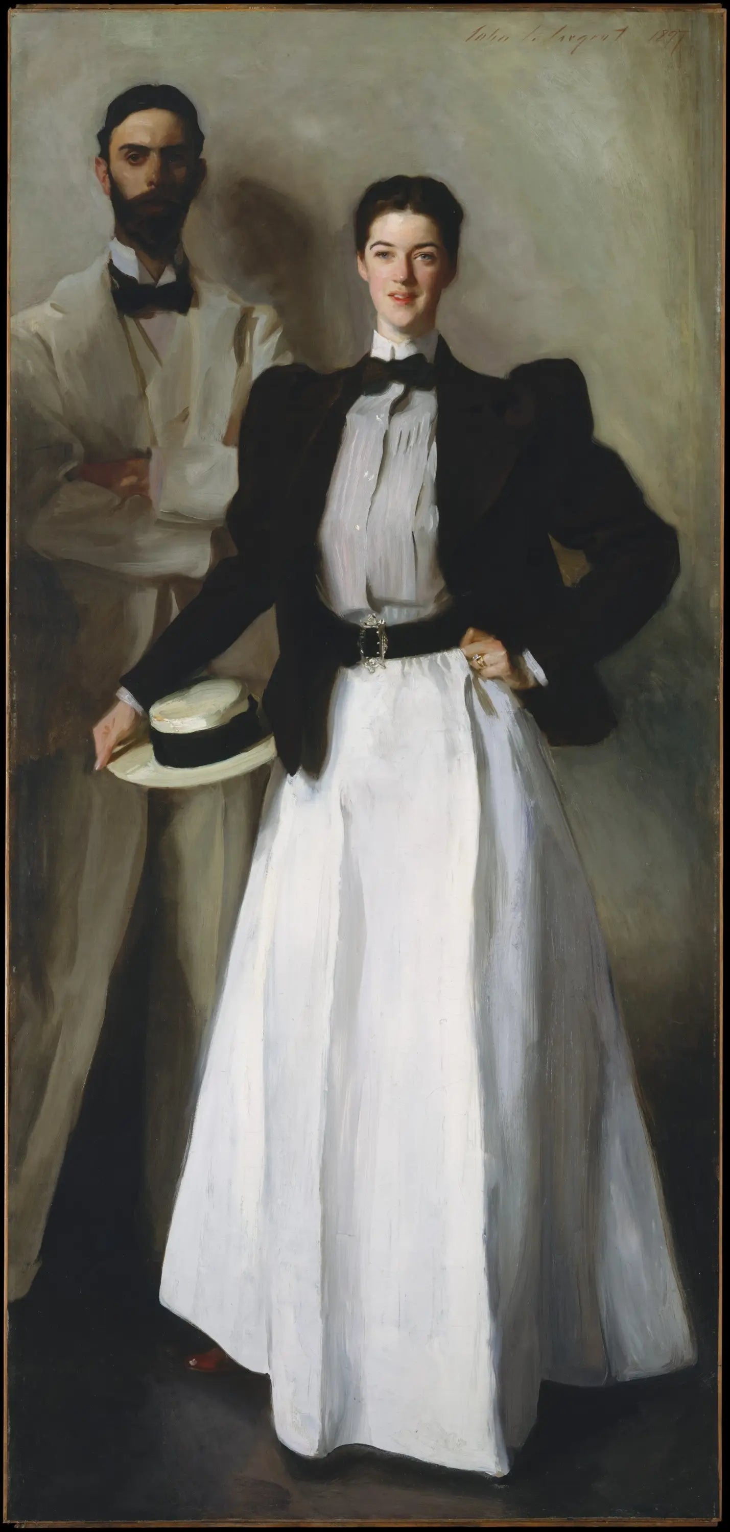 M. et Mme I. N. Phelps Stokes - John Singer Sargent image 1 reproduction artisanale de tableau