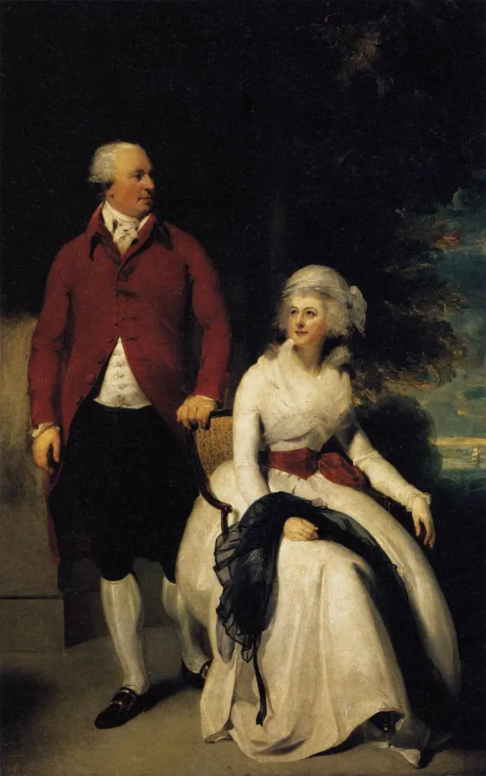 M. et Mme John Julius Angerstein - Thomas Lawrence image 1 reproduction artisanale de tableau