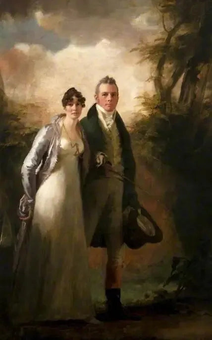 M. et Mme Robert N. Campbell de Kailzie - Henry Raeburn image 1 reproduction artisanale de tableau