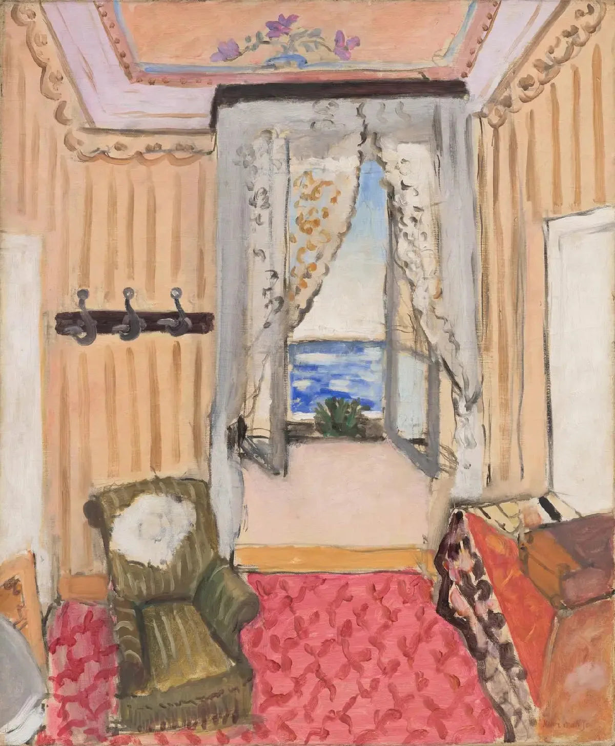 Ma chambre au Beau-Rivage - Henri Matisse image 1 reproduction réalisée par Alpha Reproduction