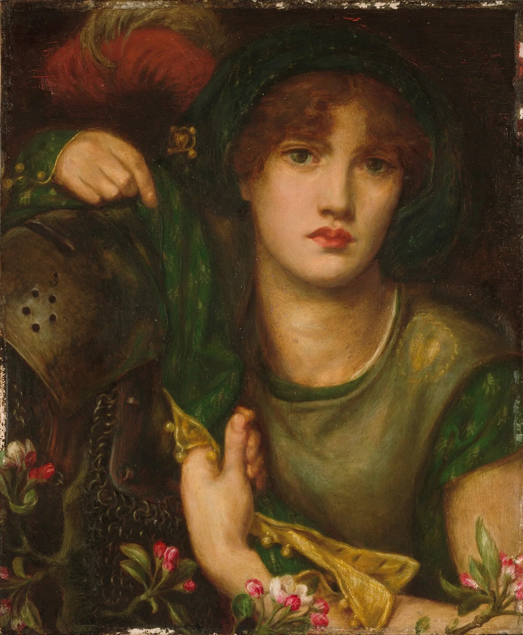 Ma Dame Greensleeves - Dante Gabriel Rossetti image 1 copie de tableau peinte à la main