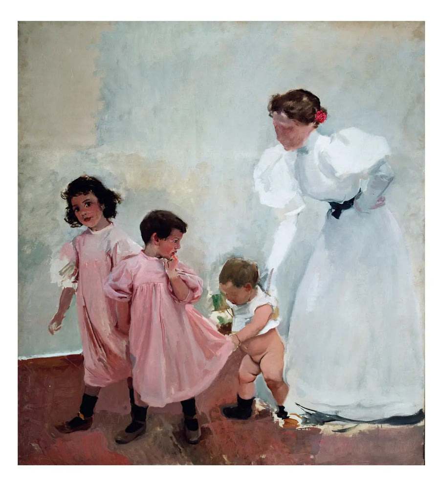 Ma femme et mes enfants - Joaquín Sorolla