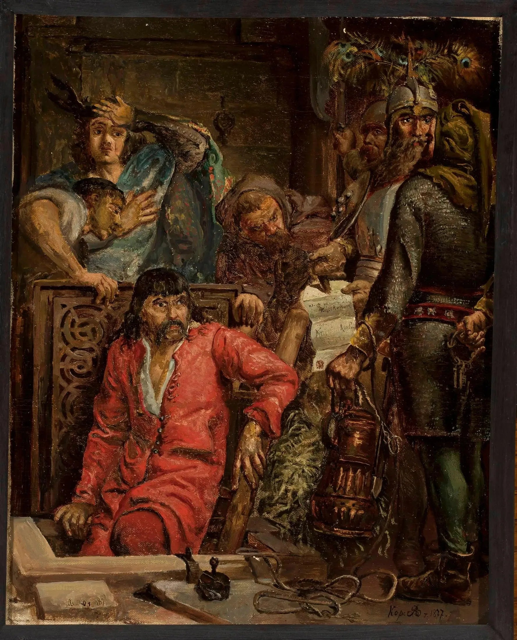 Maćko Borkowic - Jan Matejko image 1 reproduction de peinture à l’huile