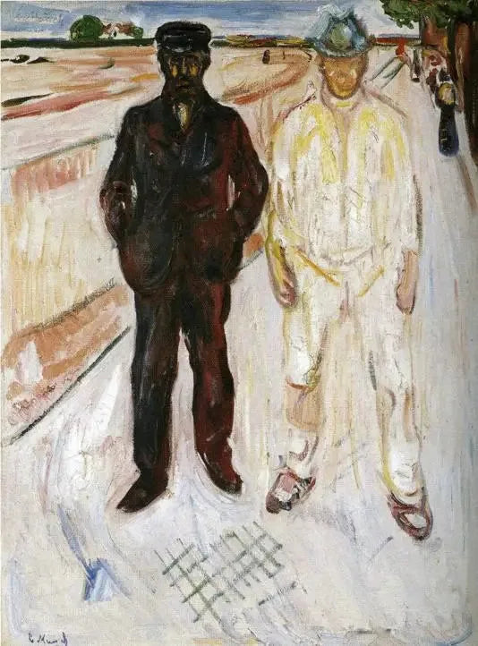 Maçon et Mécanicien - Edvard Munch