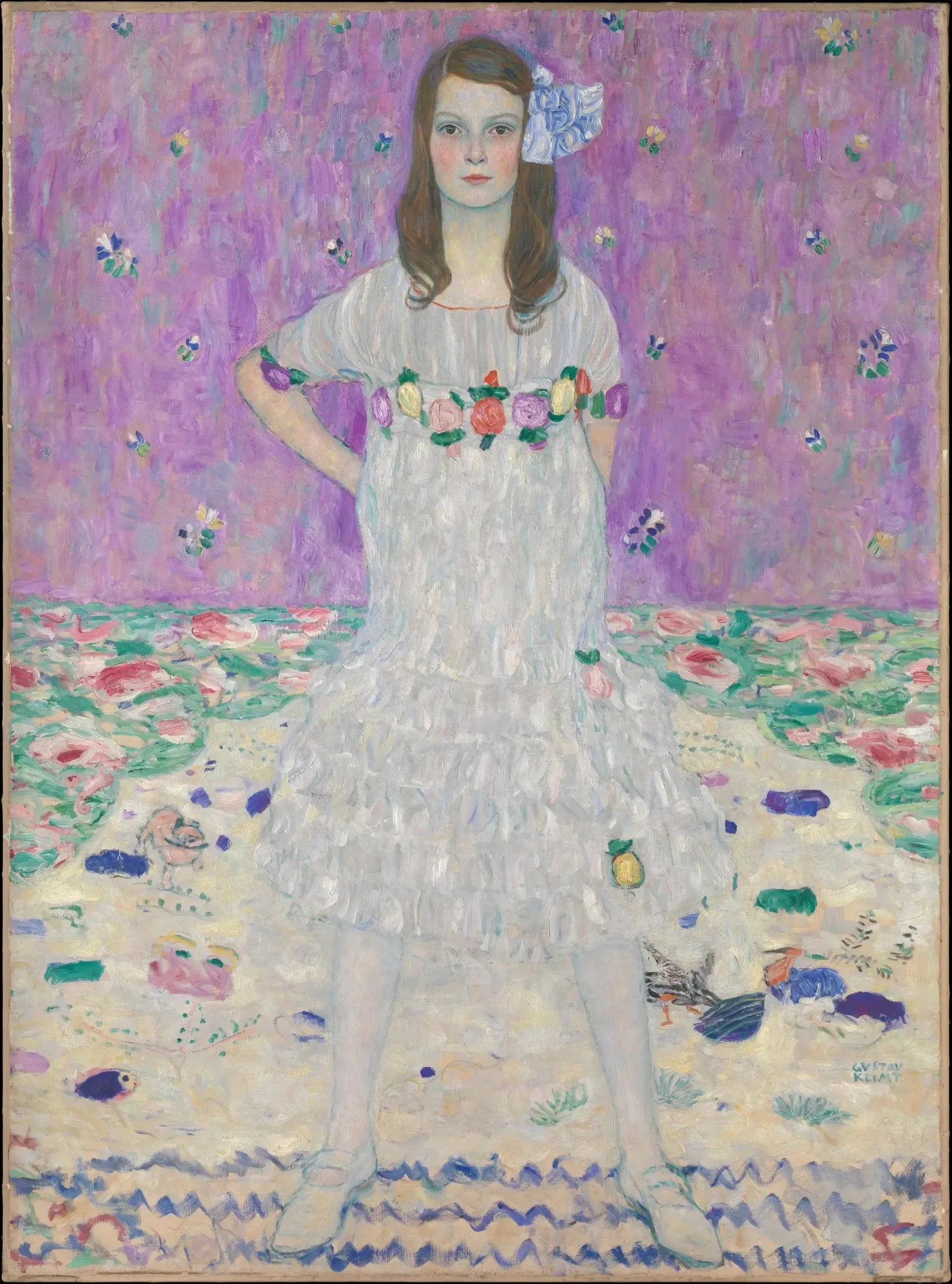 Mäda Primavesi - Gustav Klimt image 1 copie peinte à la main à l’huile