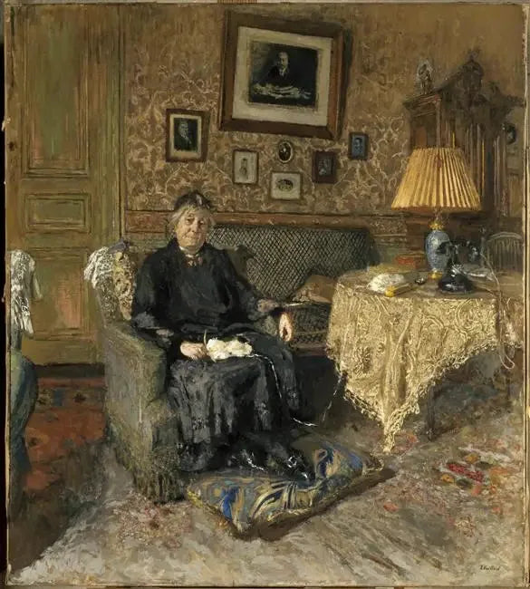 Madame Adrien Bénard - Édouard Vuillard image 1 reproduction d’œuvre d’art à l’huile