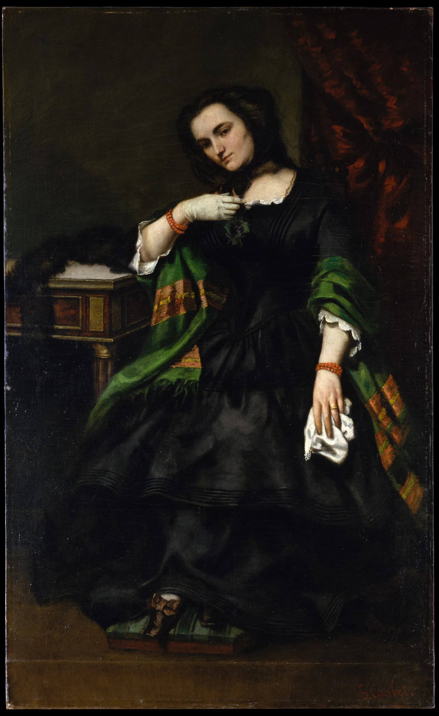 Madame Auguste Cuoq (Mathilde Desportes, 1827–1910) - Gustave Courbet