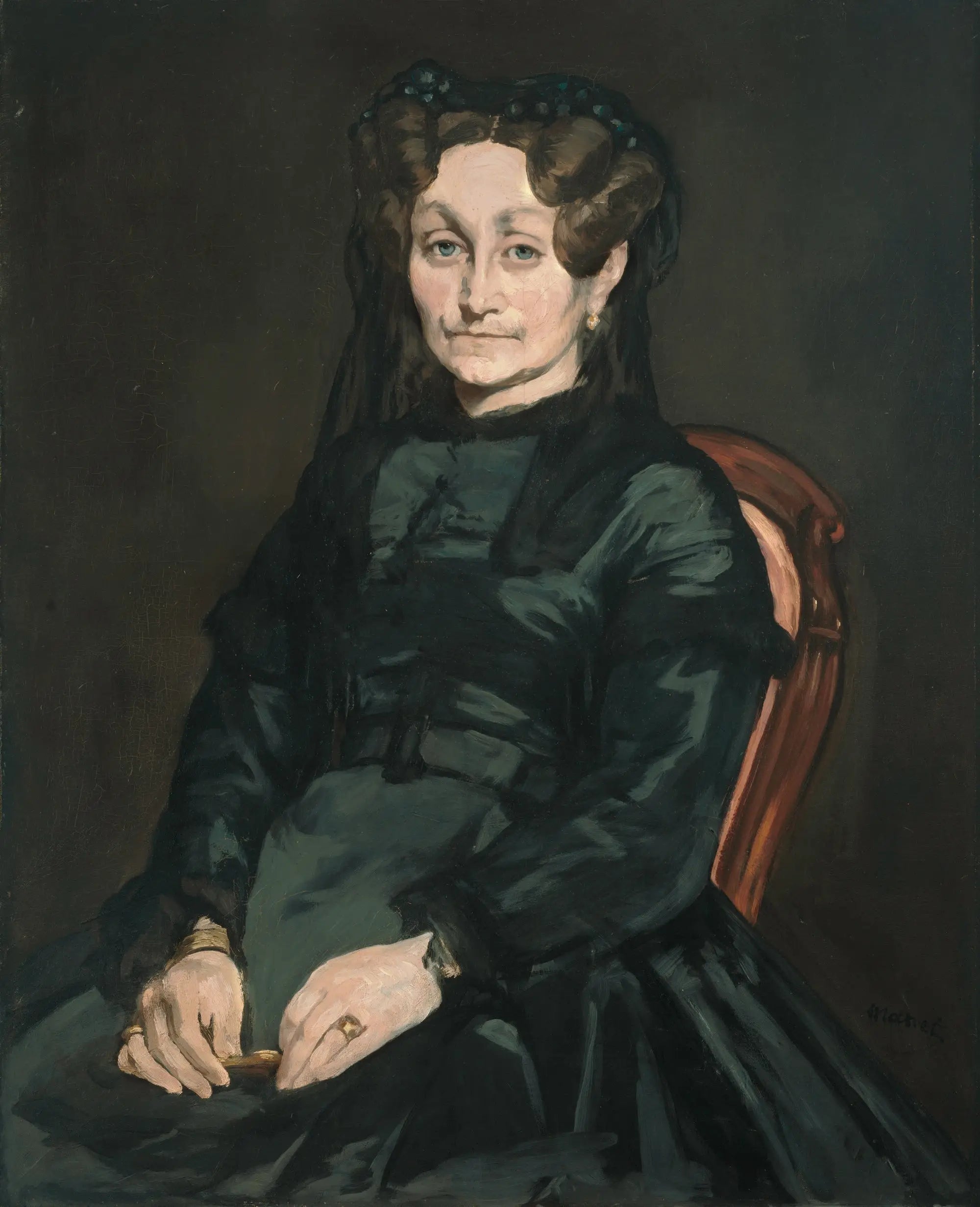Madame Auguste Manet - Édouard Manet image 1 reproduction artisanale de tableau