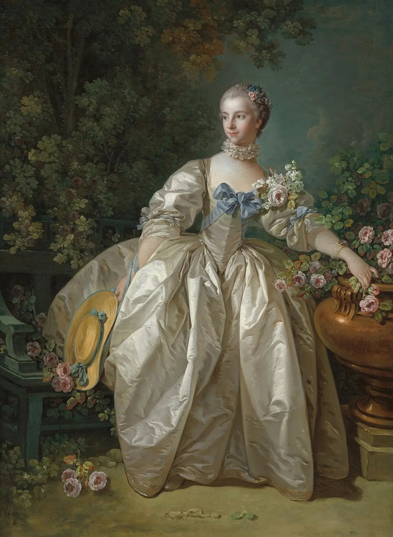 Madame Bergeret - François Boucher image 1 reproduction artisanale de tableau