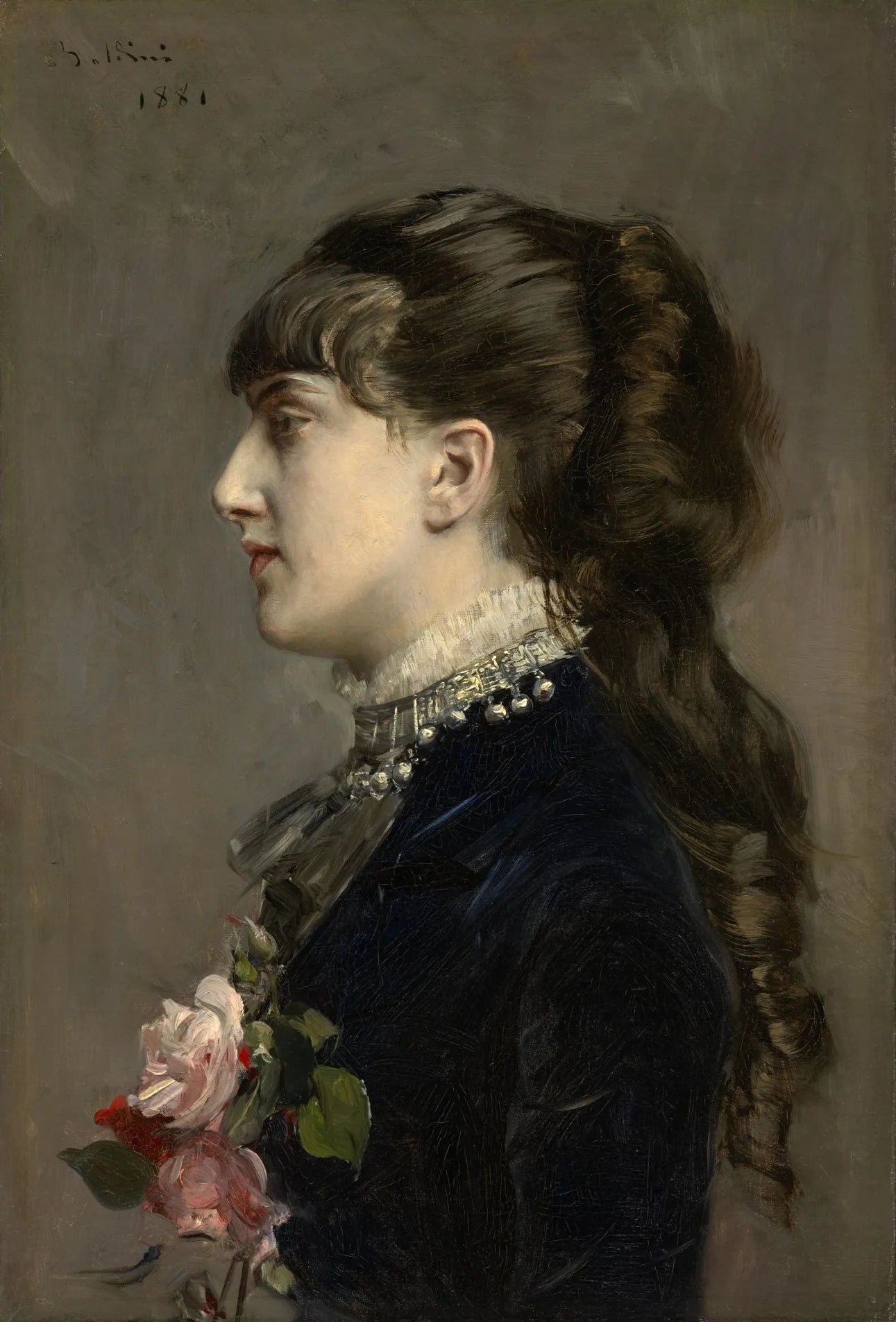 Madame Céline Leclanché - Giovanni Boldini image 1 tableau peint à l’huile sur toile