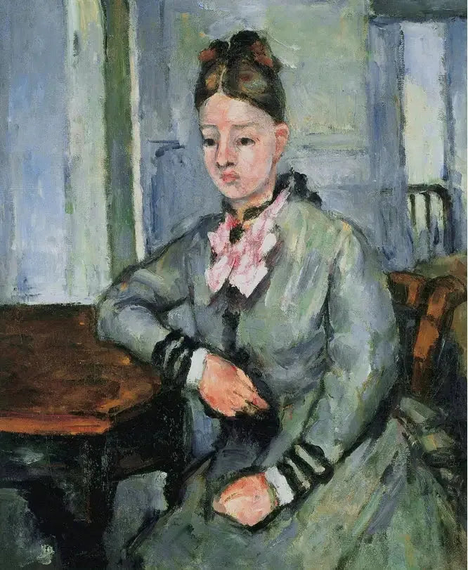 Madame Cézanne accoudée - Paul Cézanne image 1 reproduction réalisée par Alpha Reproduction