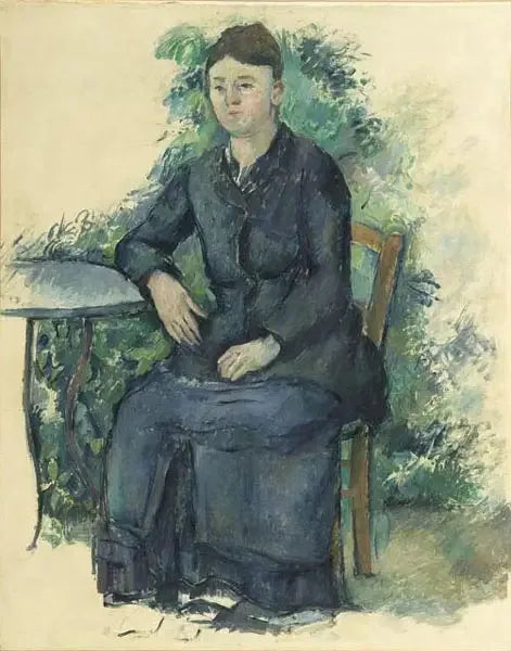 Madame Cézanne au jardin - Paul Cézanne image 1 tableau peint à l’huile sur toile