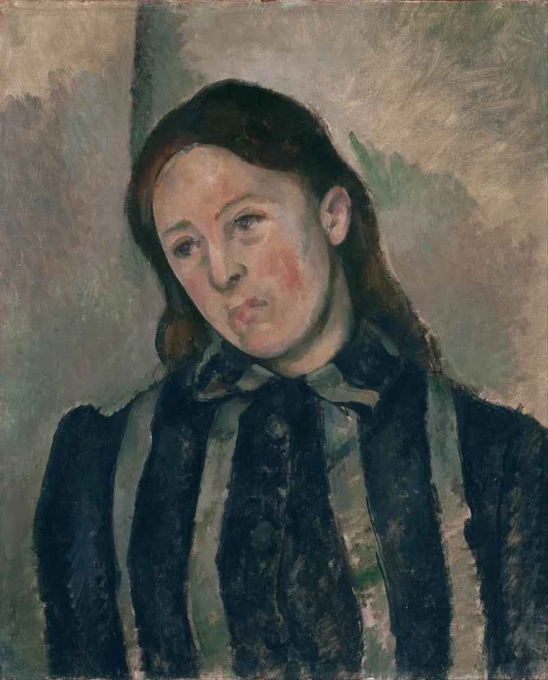Madame Cézanne aux cheveux dénoués - Paul Cézanne