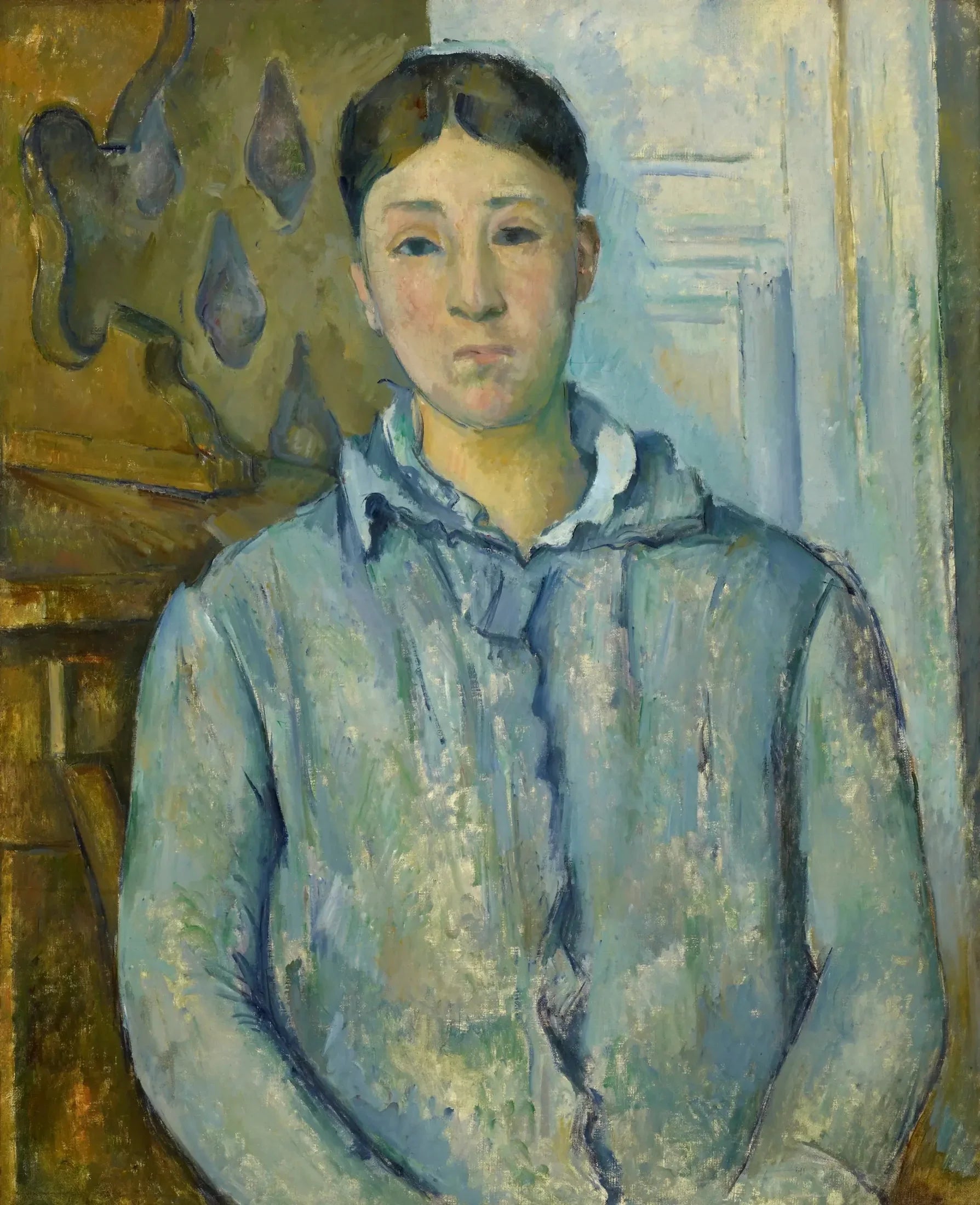 Madame Cézanne en bleu - Paul Cézanne image 1 reproduction réalisée par Alpha Reproduction