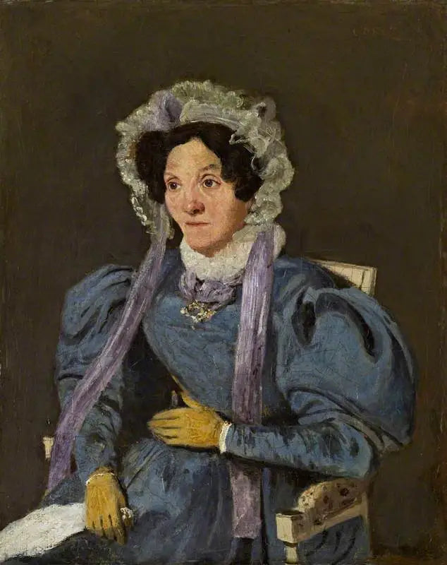 Madame Corot, mère de l'artiste, née Marie-Françoise Oberson - Jean-Baptiste Camille Corot image 1 reproduction d’œuvre d’art à l’huile
