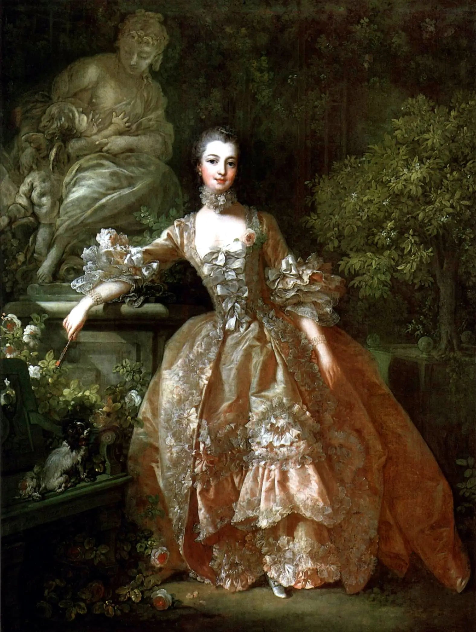 Madame de Pompadour - François Boucher image 1 reproduction artisanale de tableau