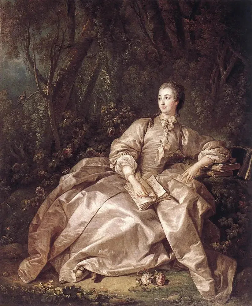 Madame de Pompadour, maîtresse de Louis XV - François Boucher image 1 reproduction d’œuvre d’art à l’huile