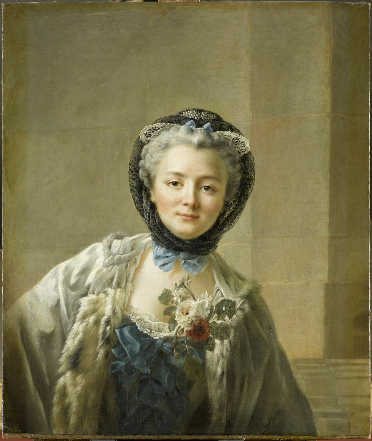 Madame Drouais, née Anne-Françoise Doré (1732-v.1815), femme de l'artiste - François Hubert Drouais