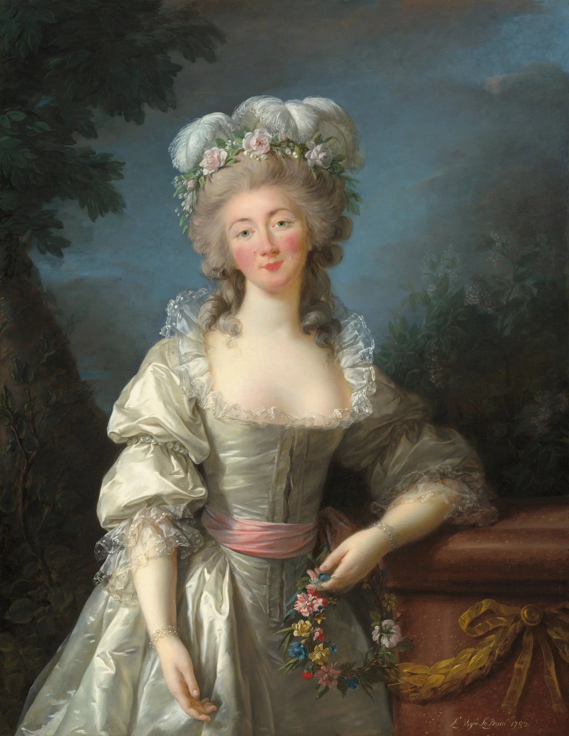 Madame du Barry - Élisabeth Vigée Le Brun image 1 reproduction de peinture à l’huile