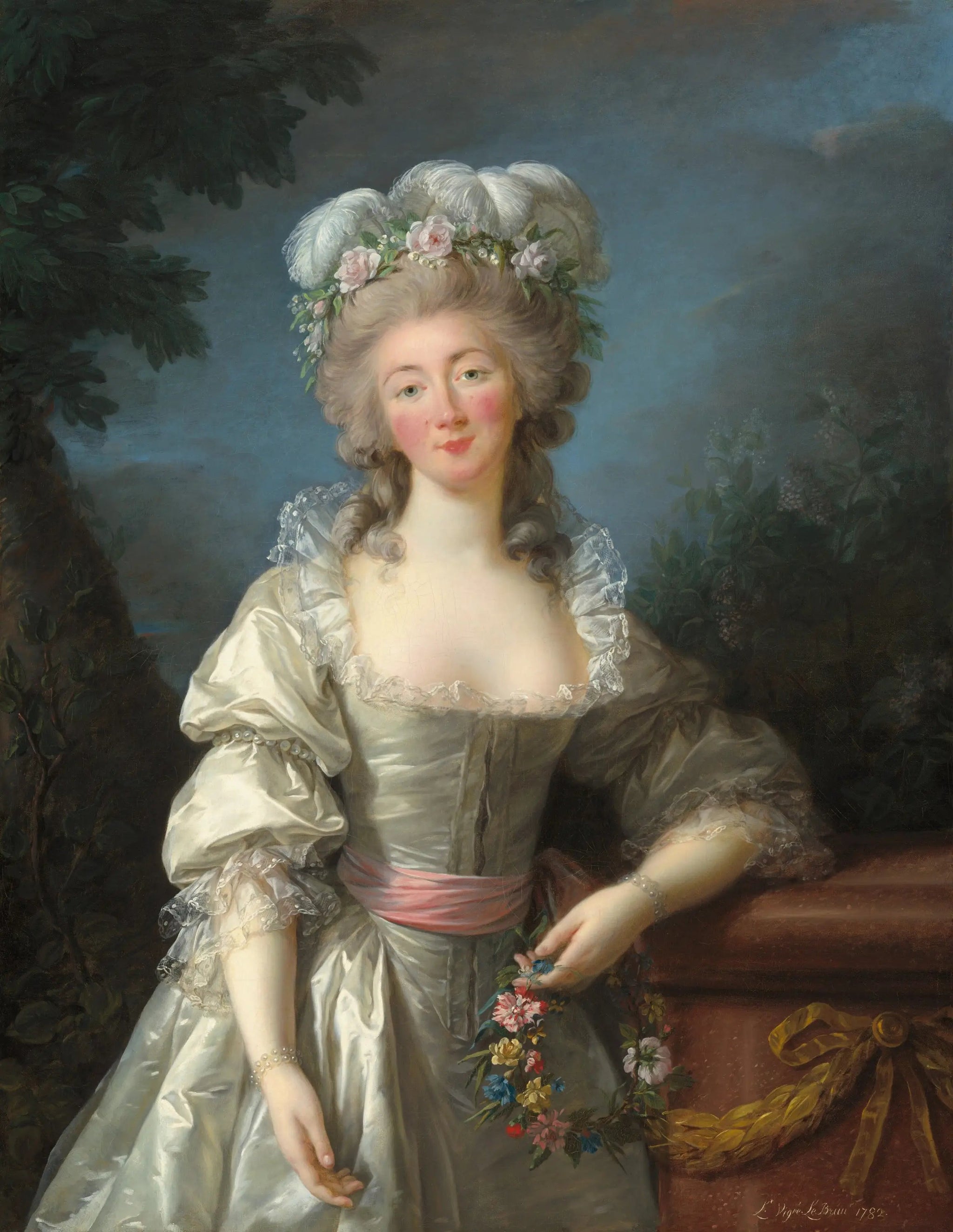 Madame du Barry - Élisabeth Vigée Le Brun image 1 reproduction de peinture à l’huile