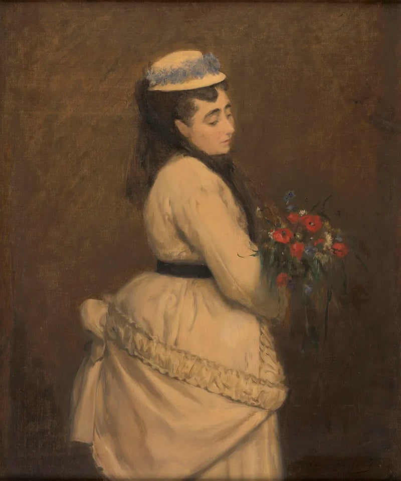 Madame E.G. (Madame Emmanuel Gonzalès, la mère de l'artiste) - Eva Gonzalès
