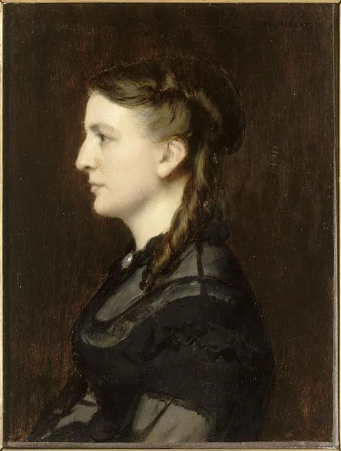 Madame Émile Vernier - Jean-Jacques Henner image 1 copie de tableau peinte à la main