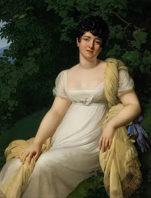 Madame Erneste Bioche de Misère - Anne-Louis Girodet image 1 reproduction de peinture à l’huile