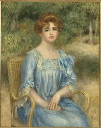 Madame Gaston Bernheim de Villers - Pierre-Auguste Renoir image 1 copie peinte à la main à l’huile