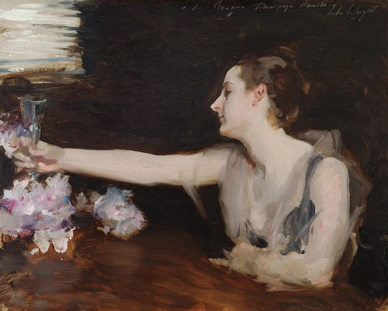 Madame Gautreau portant un toast - John Singer Sargent