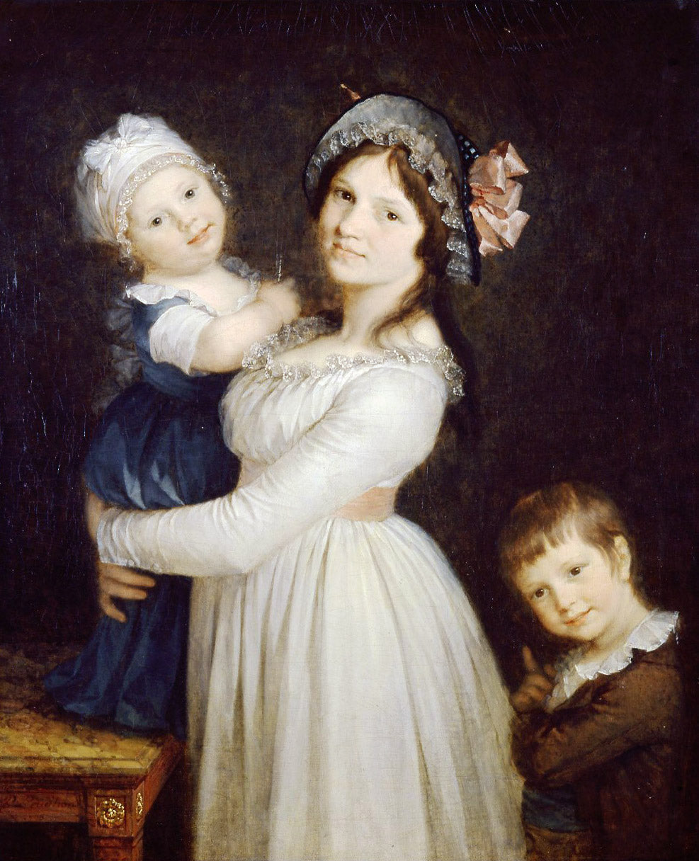 Madame Georges Anthony et ses deux fils - Pierre-Paul Prud'hon image 1 reproduction artisanale de tableau