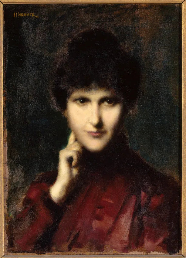 Madame Hélène Porgès - Jean-Jacques Henner image 1 reproduction d’œuvre d’art à l’huile