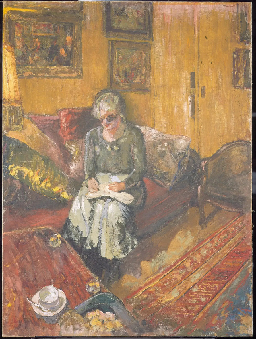 Madame Hessel dans le boudoir, rue de Naples - Édouard Vuillard