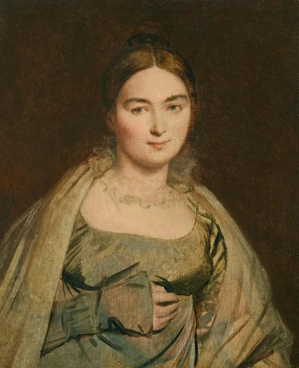Madame Ingres, née Madeleine Chapelle - Jean-Auguste-Dominique Ingres image 1 copie de tableau peinte à la main