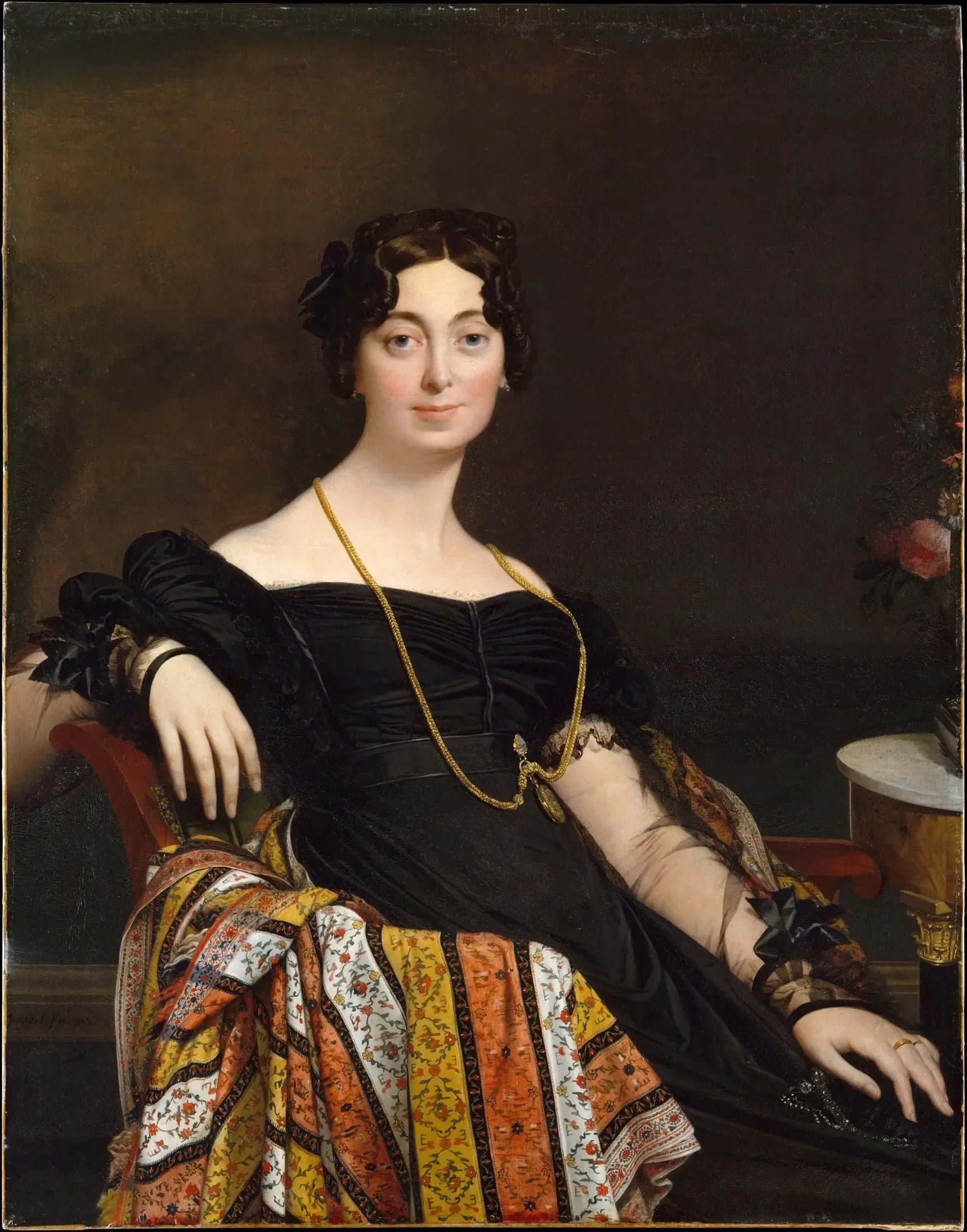 Madame Jacques-Louis Leblanc (Françoise Poncelle) - Jean-Auguste-Dominique Ingres image 1 tableau peint à l’huile sur toile