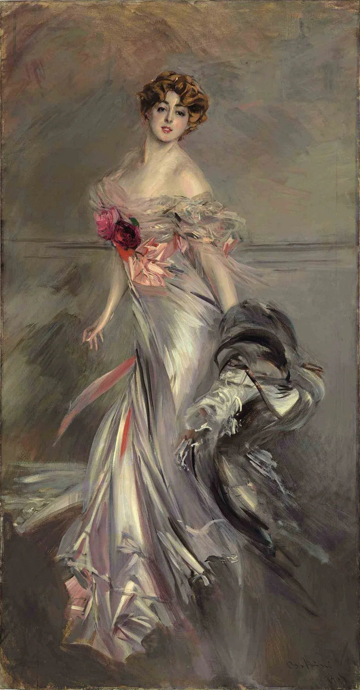 Madame Marthe Régnier - Giovanni Boldini image 1 reproduction artisanale de tableau