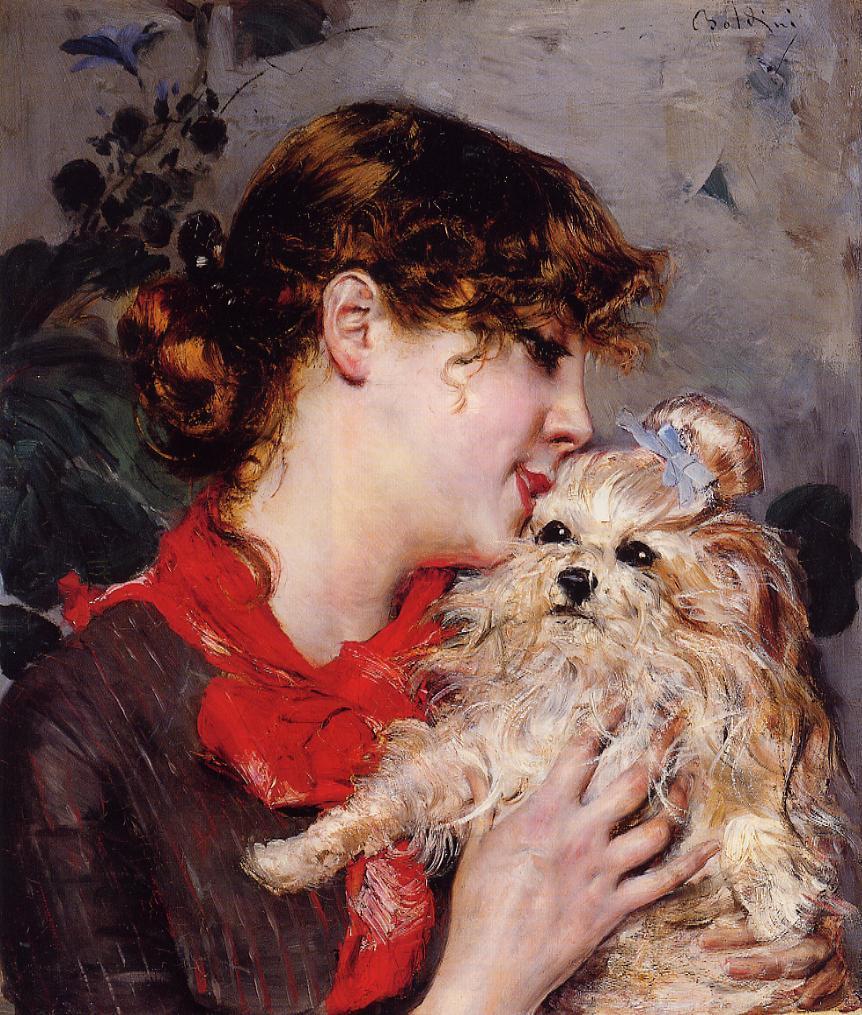 Madame Réjane (Gabrielle Réjane) - Giovanni Boldini image 1 copie peinte à la main à l’huile
