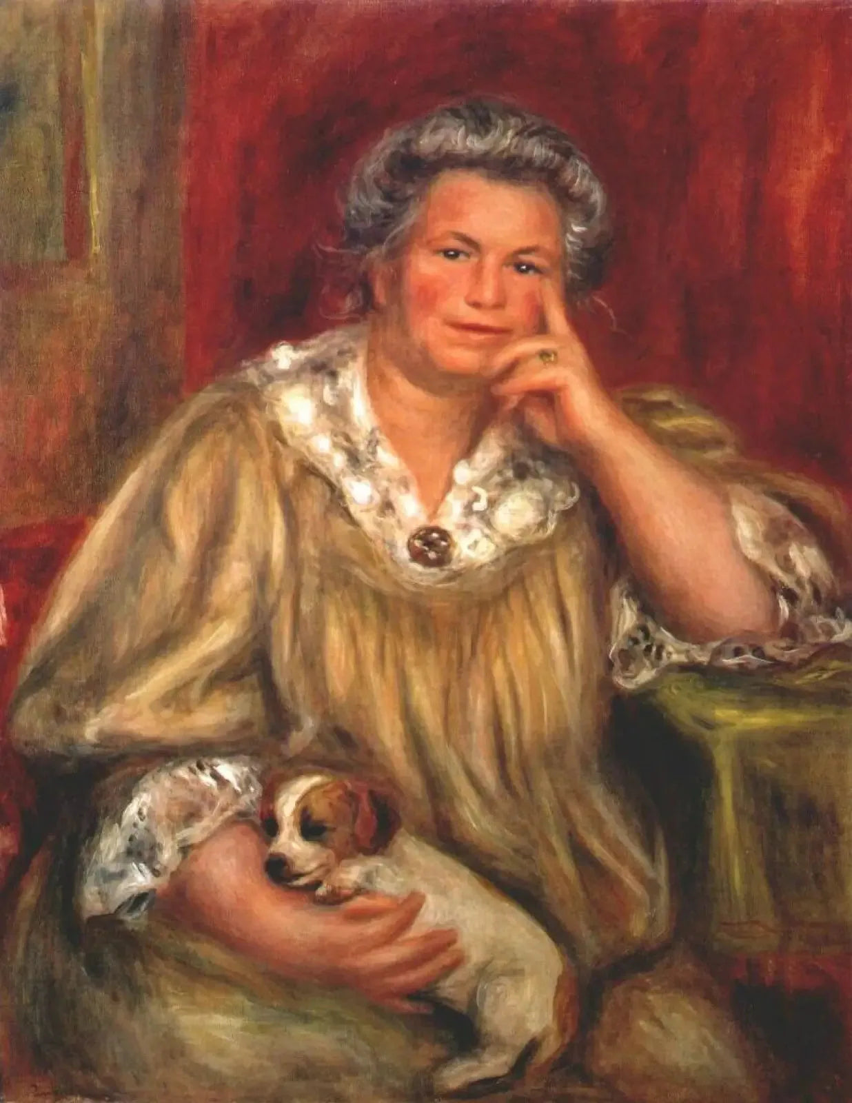 Madame Renoir - Pierre-Auguste Renoir image 1 reproduction d’œuvre d’art à l’huile