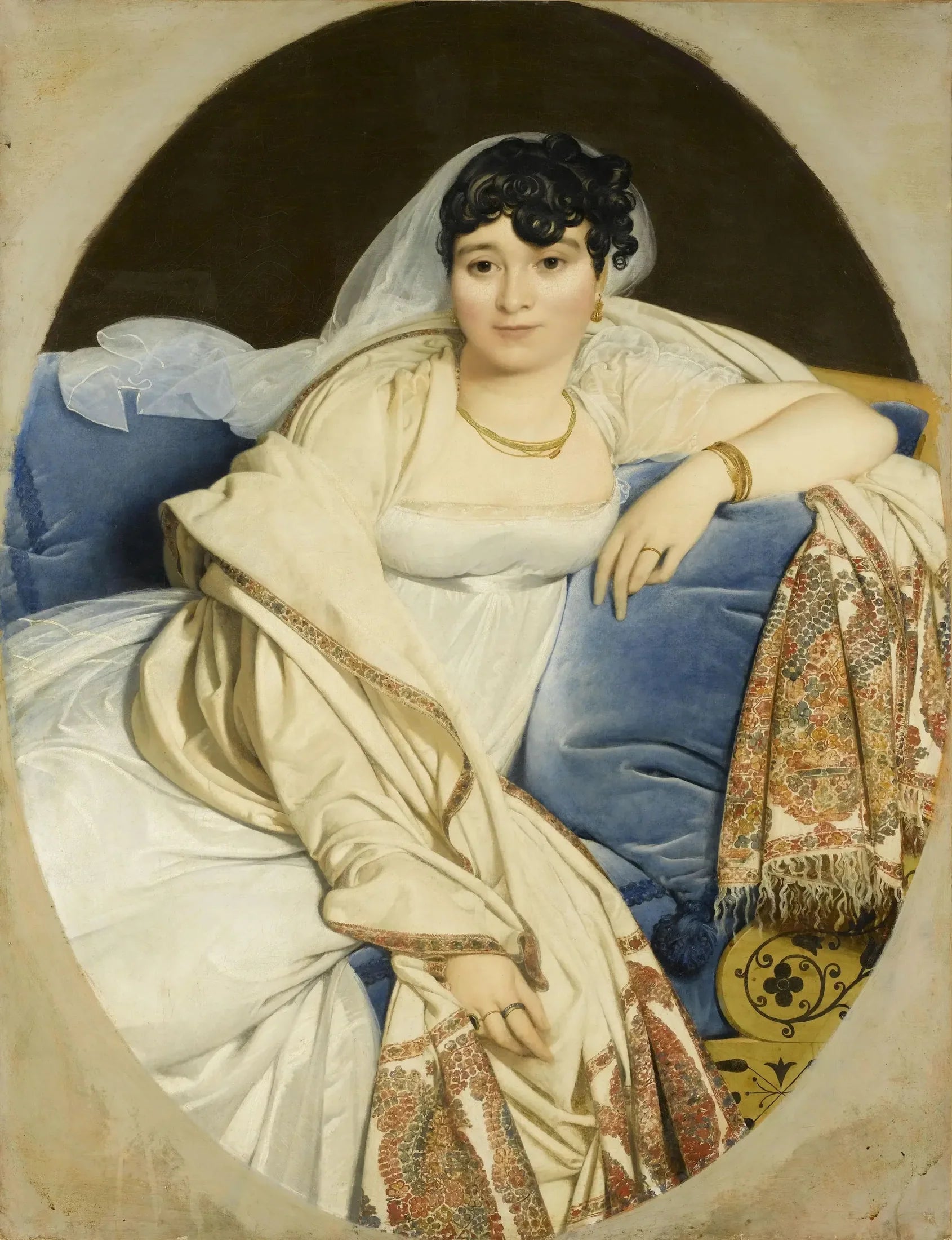 Madame Rivière - Jean-Auguste-Dominique Ingres image 1 reproduction réalisée par Alpha Reproduction