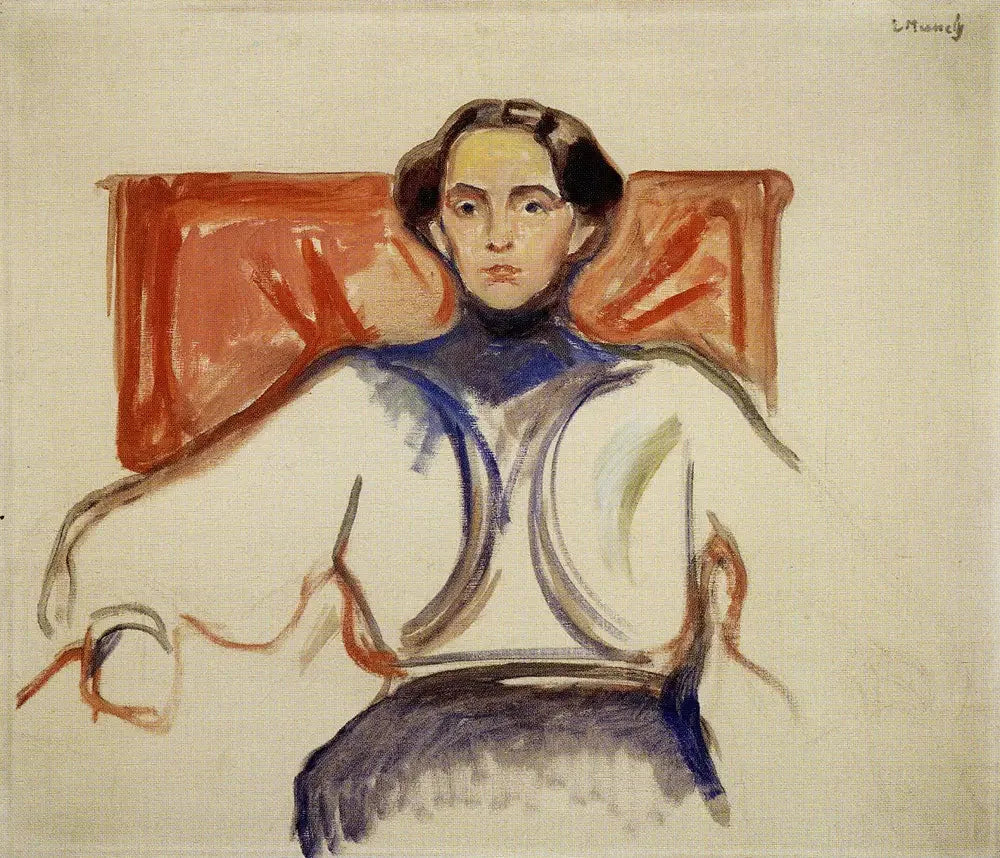 Madame Schwarz - Edvard Munch image 1 copie de tableau peinte à la main