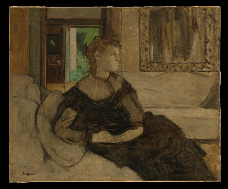Madame Théodore Gobillard (Yves Morisot, 1838–1893) - Edgar Degas