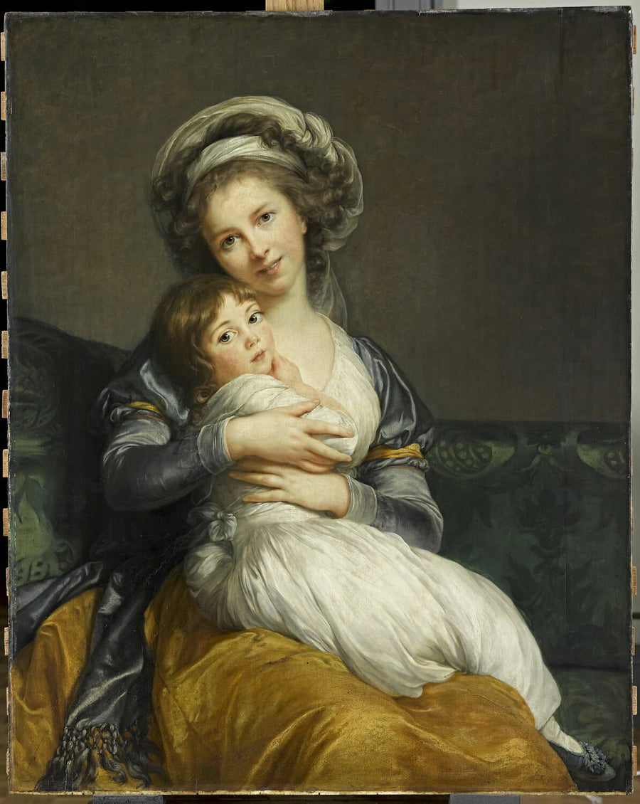 Madame Vigée-Le Brun et sa fille, Jeanne-Lucie-Louise, dite Julie, 1780-1819 - Louise-Élisabeth Vigée-Le Brun