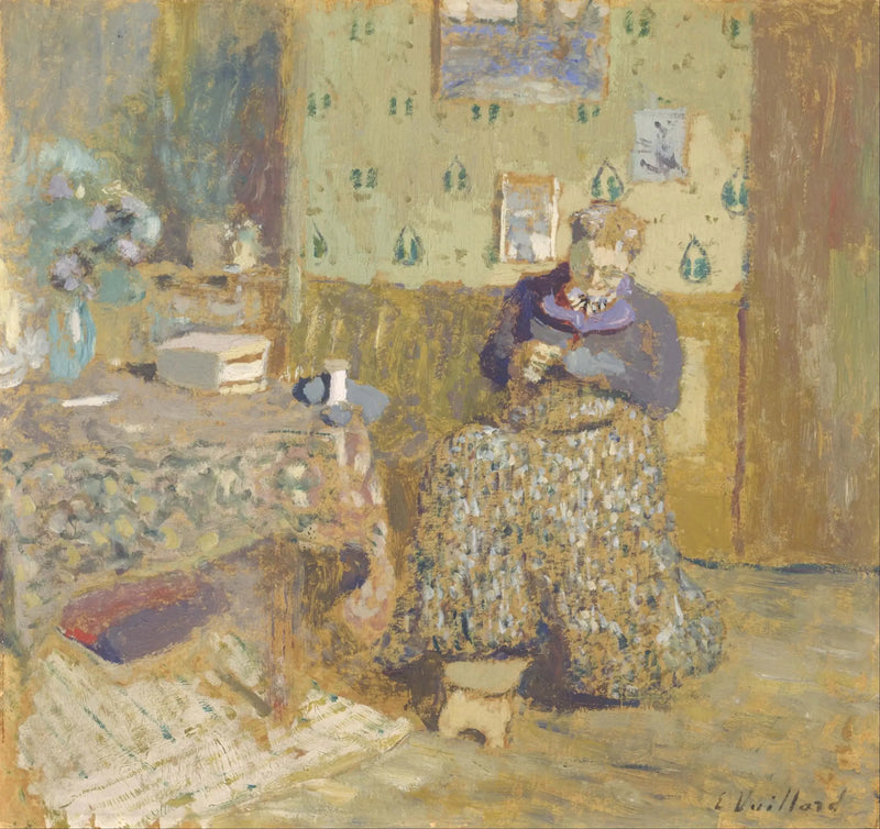 Madame Vuillard Couture - Édouard Vuillard