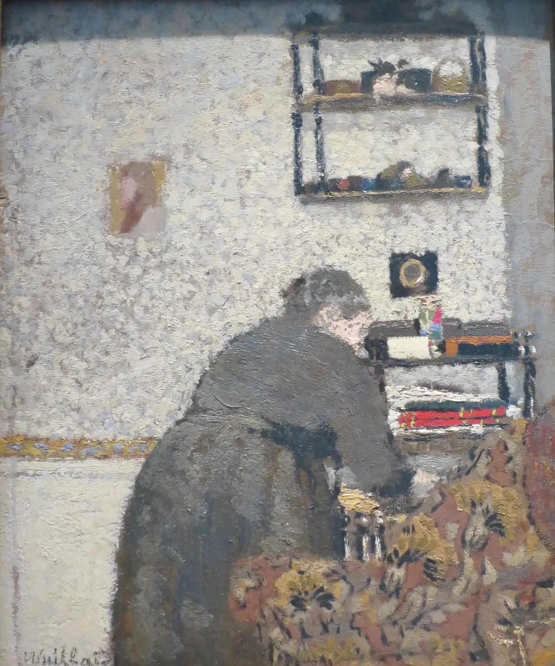 Madame Vuillard dans le salon - Édouard Vuillard image 1 reproduction artisanale de tableau