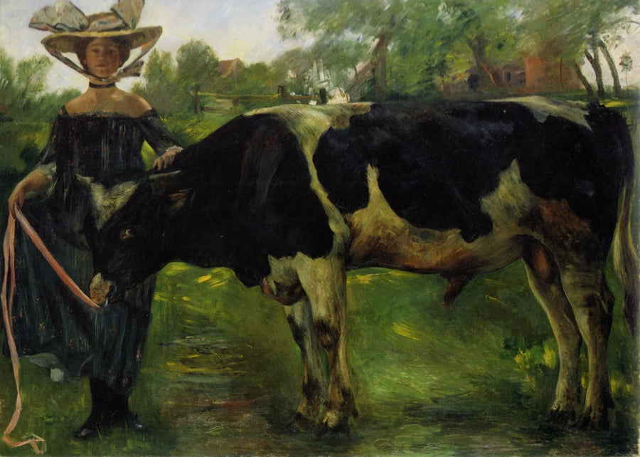 Mädchen mit Stier - Lovis Corinth