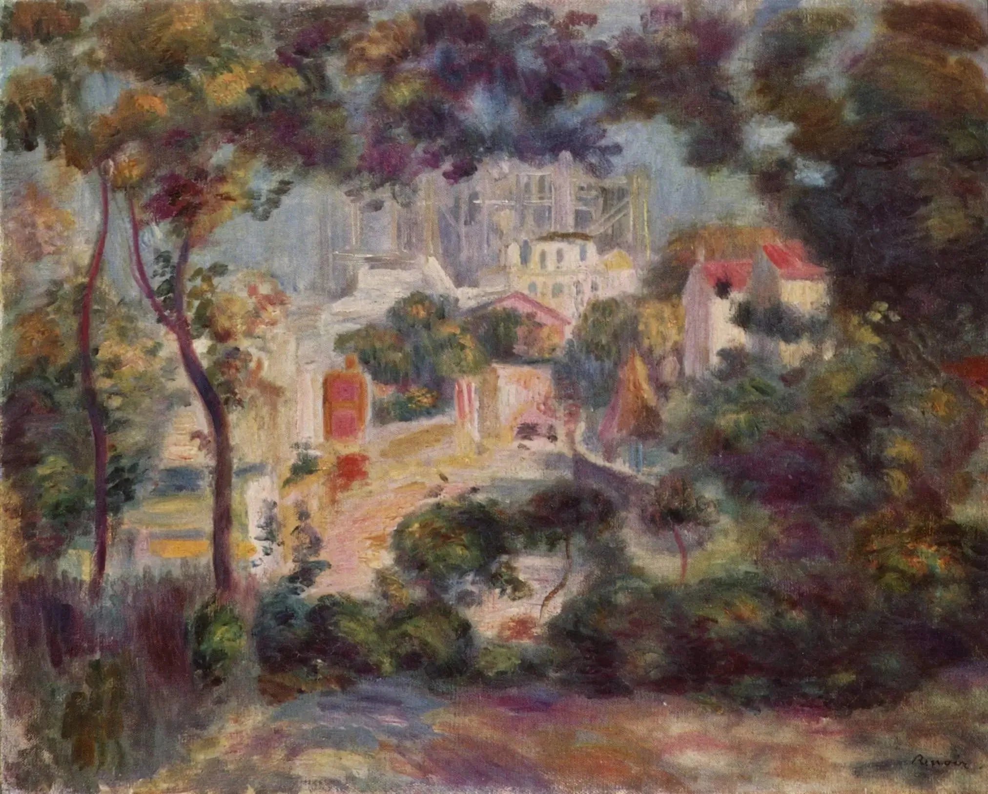 Mädchenkopf - Pierre-Auguste Renoir image 1 copie de tableau peinte à la main