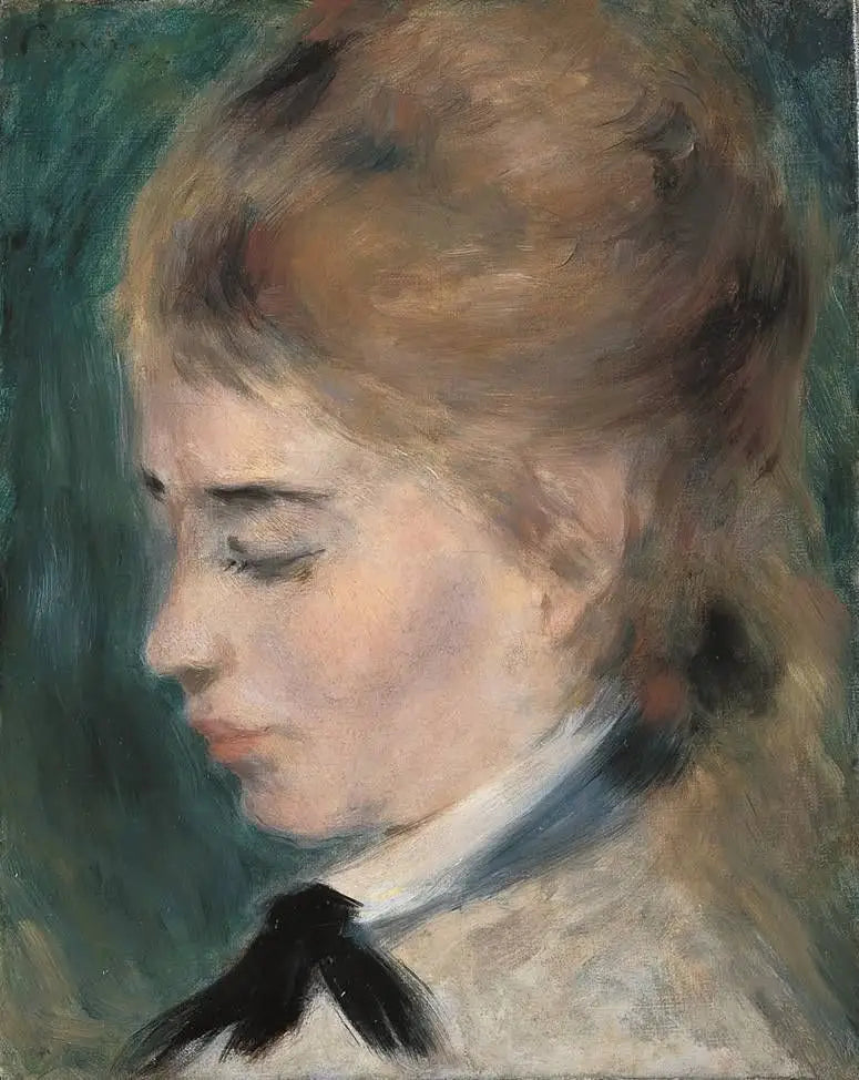Mädchenkopf - Pierre-Auguste Renoir
