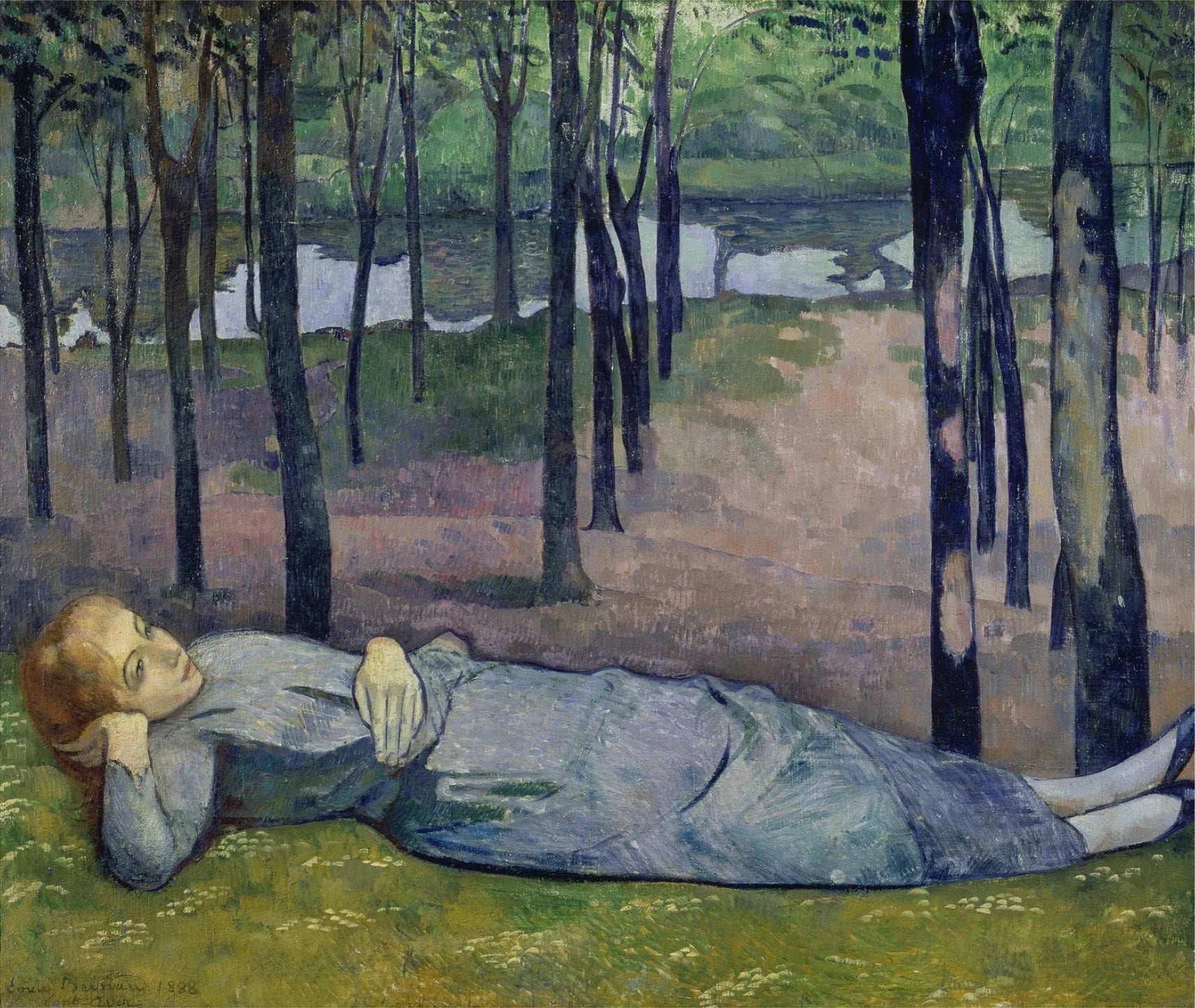 Madeleine au Bois d'Amour - Émile Bernard image 1 copie peinte à la main à l’huile