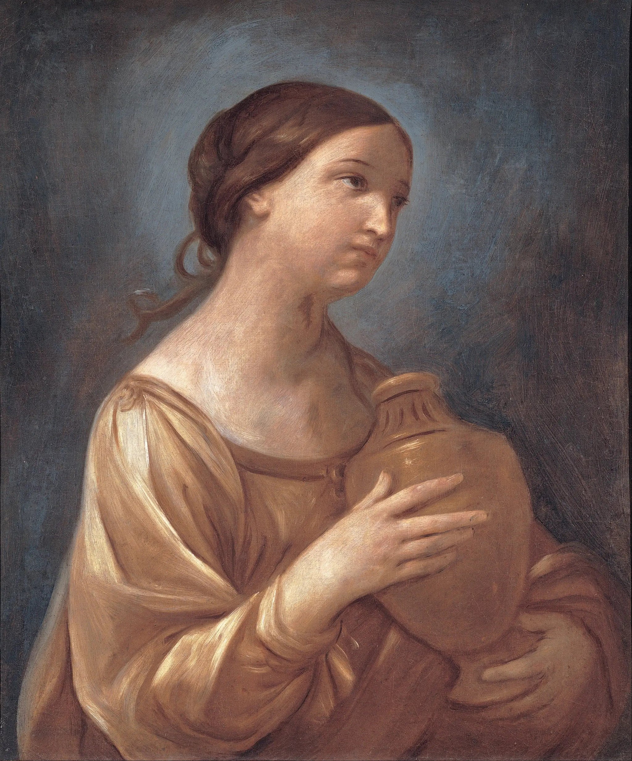 Madeleine avec le pot de parfum - Guido Reni image 1 reproduction de peinture à l’huile