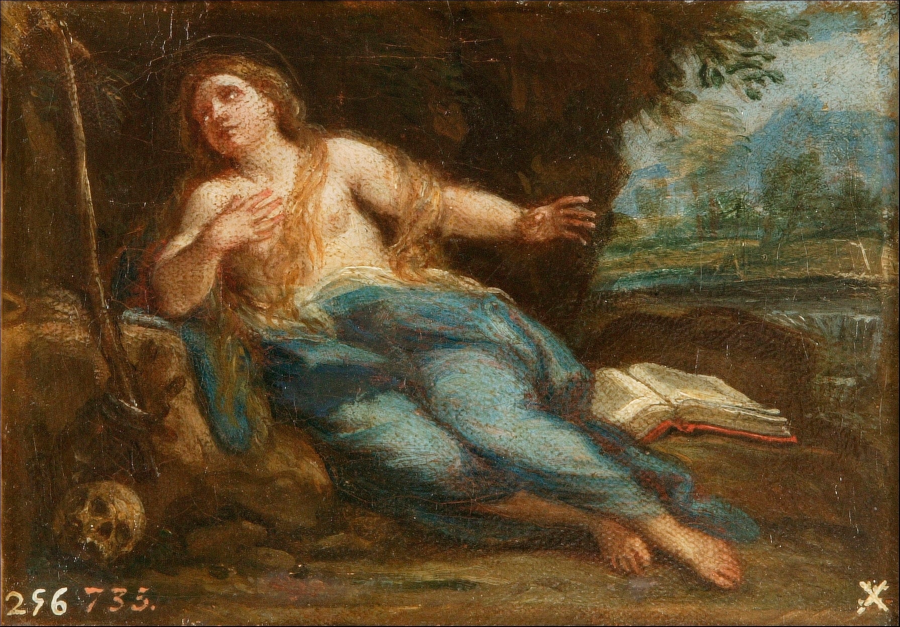 Madeleine dans le désert - Carlo Maratta image 1 copie de tableau peinte à la main